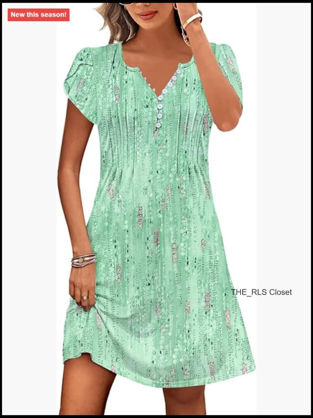Polyester+Rayon+Spandex Casual Summer Dress with Pockets